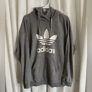Grey adidas hoodie